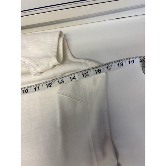 Madewell Fringed Back Zip Sleeveless Stretch Cotton Pockets White Dress Size M - Picture 5 of 5